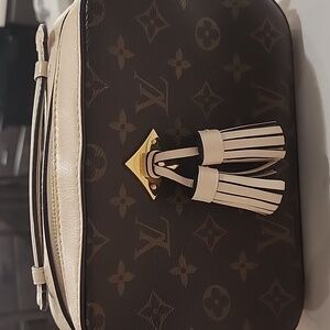 Louis Vuitton Monogram Brown and Cream Crossbody Bag
